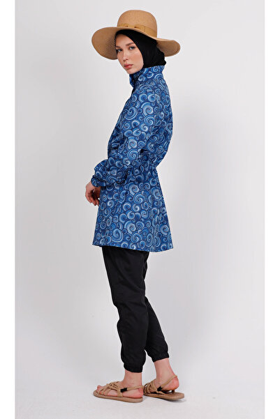 GAVLİA Μπλε Σπιράλ Μαγιό Νούα (Μονό) - Δώρο με τσάντα