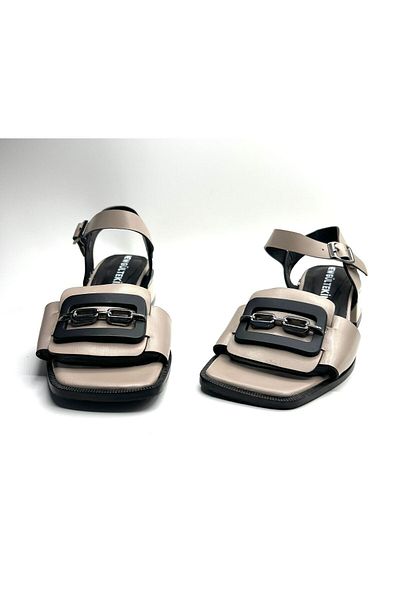 NEWGÜLTEKİN Genuine Leather Ankle Belted Wedge Heels Comfortable Fit Very Stylish Sandals