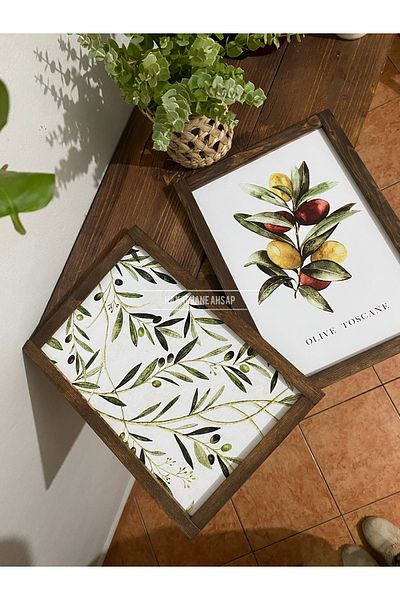 HAYALHANE AHŞAP Комплект маслинови маслини