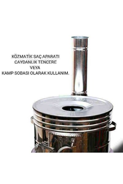 Ys YARAMIŞ Güveç Mangal Toprak Tandır Odun Kömür Izgaralı, Kapaklı Kamp Çadır Karavan Sobası Mini Soba Mangal