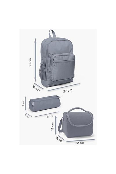 Coral High Set de 3 genți cu model câine roz - Set de produse școlare3750