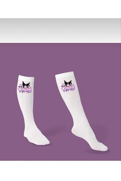bhk desing Written Kuronmiks School Socks Female Child Knee-High Socks