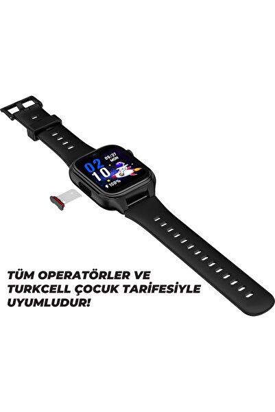 Slazenger 4G Tıger Kıds Prıme Görüntülü Görüşme Amoled LCD 5MP Kamera özelliği Akıllı Çocuk Saati