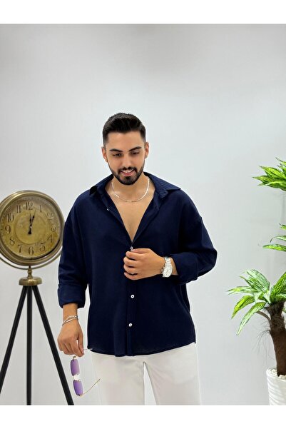 JACK CAPRİO Erkek Mevsimlik Terletme Yapmayan İnce Ütü Gerektirmeyen Krinkıl ...