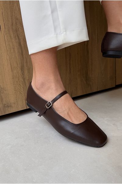 Mupa Shoes Dámské baleríny HNĚDÉ