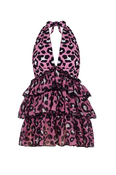 Nur Karaata Bellano Pink Leo Dress