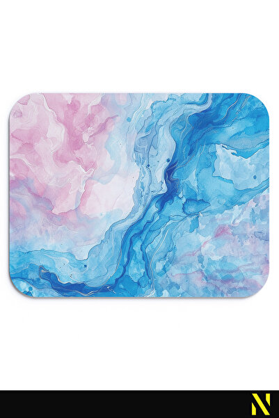 nilizma Colorful Patterned Ergonomic Mouse Pad - 22 cm X 18 cm - Non-Slip Base Home and Office Use Mousepad