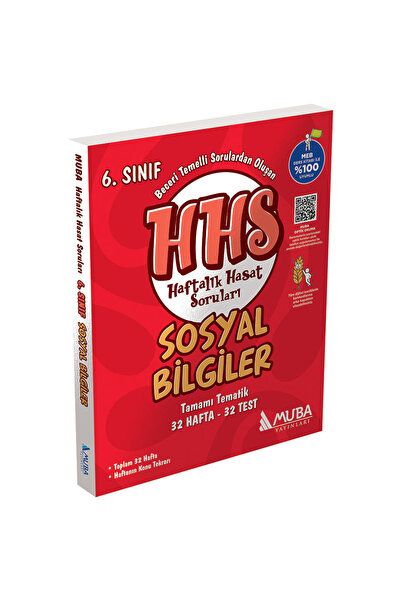 Muba Yayınları 6.sınıf Sosyal Bilgiler Haftalık Hasat Soruları Hhs