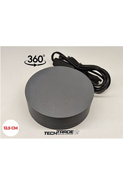 Tech Trade Ürün Çekimi Için 360° Dönen Stand Elektrikli 12.5cm Çapında