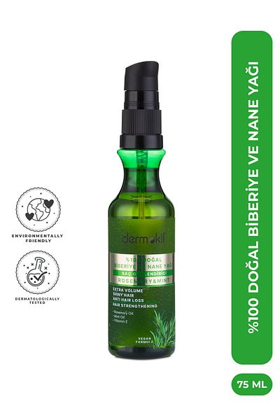 Dermokil 100% Natural Rosemary and Peppermint Oil 75 ml