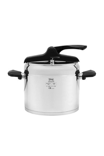 Hisar Efes Pressure Cooker 7 Lt Black