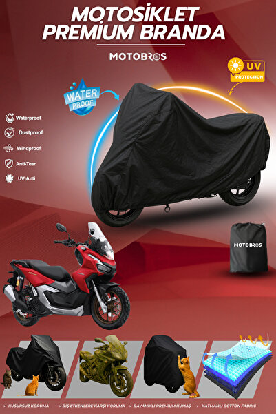 Motobros قماش القنب للدراجات النارية Yamaha ADV أسود مقاوم للماء ومتين (أعلى ...