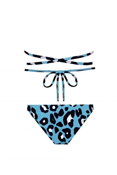 Nur Karaata Triangle Blue Leo Bikini