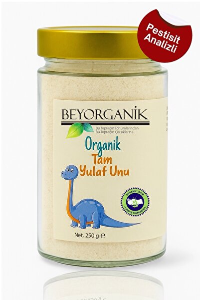 BEYORGANİK Organik Tam Yulaf unu 250gr