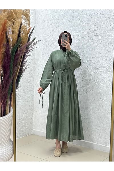MİHRA STORE Orelita Front Button and Pleated Dress Suit-Bn4449 Khaki