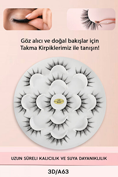 Pastelya 3D Etkili Tekli Takma Kirpik – Günlük ve Özel Günler İçin İdea 3da63