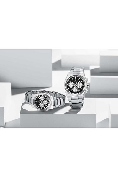 Naviforce Bond Chrono Couple's Watch Set – Men's 40mm & Women's 36mm, Stainless Steel Watches