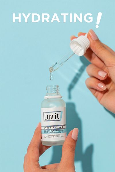 Luv it! Intensive Moisturizing Serum (hyaluronic Acid + Panthenol + Soluble Collagen) 30 Ml
