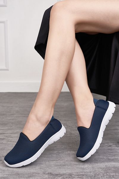 Nstil Talpă flexibilă bleumarin - Pantofi sport ușor de purtat 035