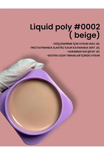 VIOLA BEAUTY Liquit Poly Gel - Akışkan Formül 30 ml TPO-FREE