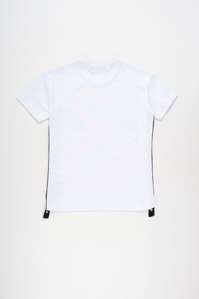 Doctor junior Boy's Comfort Fit White T-Shirt with Prints and Accessories