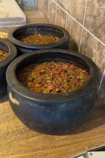 AdenArt Doğal Toprak Kuzuluk Güveç Tencere 30-35 Kişilik 20 Litre 40x20 Cm (K...