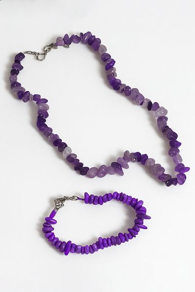 MakeWell Stoned Summer Beach Necklace and Bracelet Set