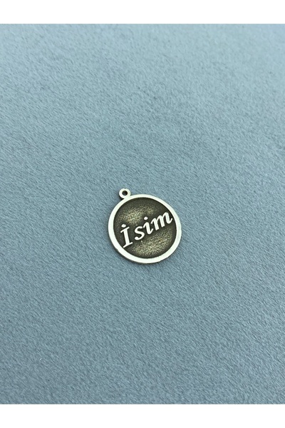 Tesbih Store Kişiye Özel İsim Yazılı 925 Ayar Gümüş Püskül Ucu