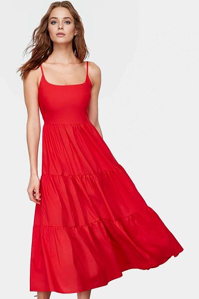 PayBuy Maxi Woven Dress Cotton Summer Casual Skater Comfortable Cut Distinguished Material Zarifane Design