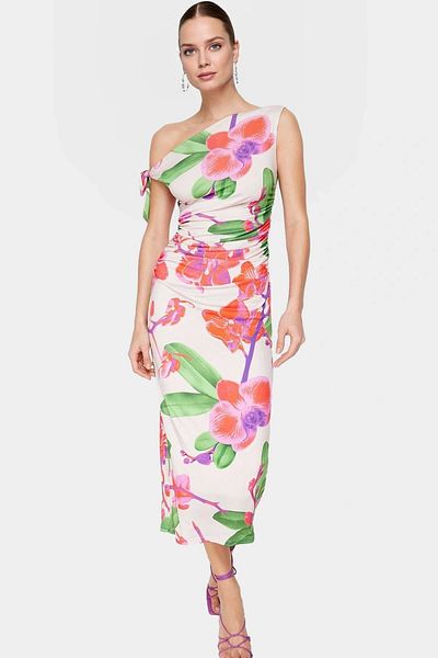 PayBuy Maxi Knitted Dress One Shoulder Asymmetric Collar Stylish Design Modern Style Quality Craftsmanship