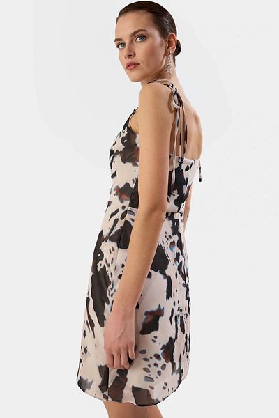 PayBuy Floral Print Chiffon Mini Dress Casual A-Line Summer Daily Comfortable Carefully Selected