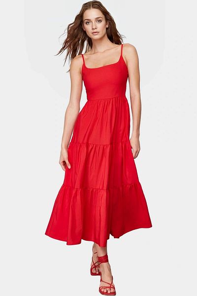 PayBuy Maxi Woven Dress Cotton Summer Casual Skater Comfortable Cut Distinguished Material Zarifane Design