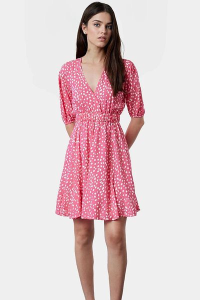 PayBuy Floral Mini Skater Dress Viscose Fabric Summer Comfortable Daily Premium Quality Quality Craftsmanship