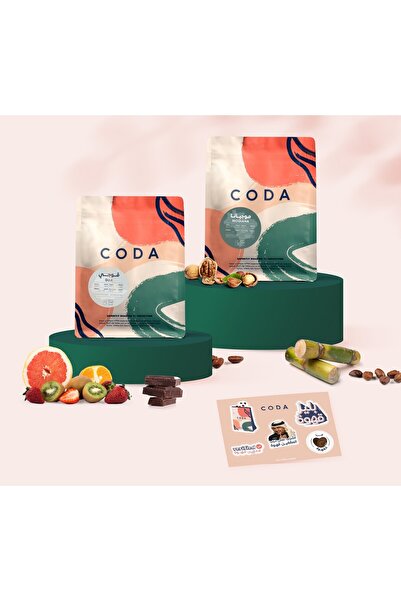 CODA مجموعة قهوتك اليومية من حبتين قهوة × 250 جرام - حبة كاملة