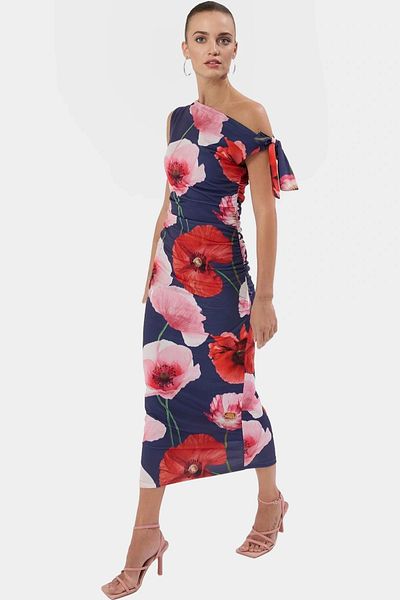 PayBuy Maxi Knitted Dress One Shoulder Asymmetric Collar Stylish Design Modern Style Quality Craftsmanship