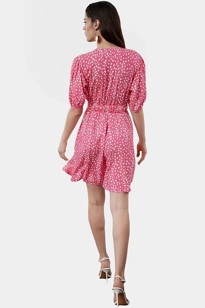 PayBuy Floral Mini Skater Dress Viscose Fabric Summer Comfortable Daily Premium Quality Quality Craftsmanship
