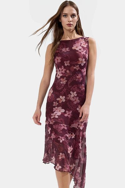 PayBuy Asymmetrical Midi Bodycon Dress Knitted Polyester Summer Casual Durable Material Premium Quality