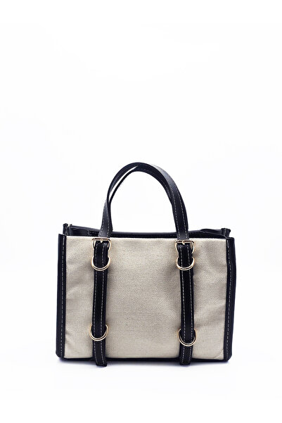 Reddington Geantă de mână și de umăr din in, cu detaliu de centură pentru femei