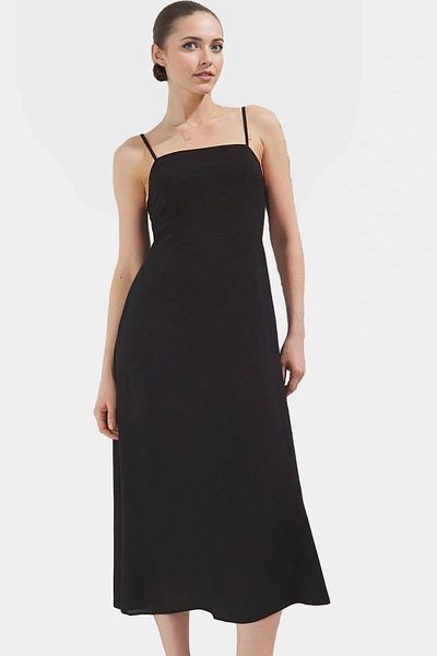 PayBuy Maxi a Line Viscose Woven Dress Distinguished Material for Casual Chic Stylish Appearance Modern Style