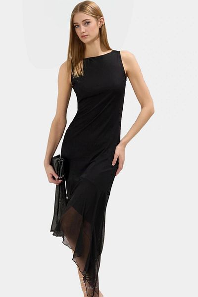 PayBuy Asymmetrical Midi Bodycon Dress Knitted Polyester Summer Casual Durable Material Premium Quality