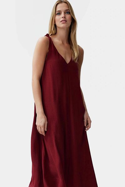 PayBuy Stylish Midi Length Aerobin Woven Dress Comfortable Fit Daily Use Carefully Selected