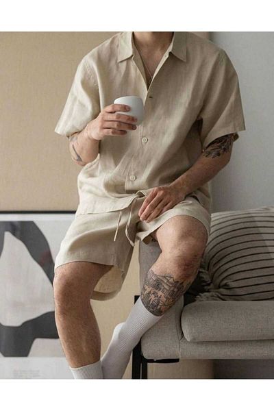 DWN WEAR ΛΙΝΟ ΣΟΡΤΣ ΠΟΥΚΑΜΙΣΟ ΣΟΡΤΣ Γυναικείο & Ανδρικό