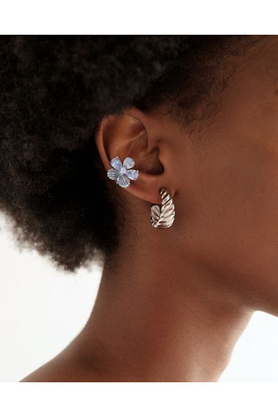 Pinery Jewels Flower Stone Women's Cartilage Earrings