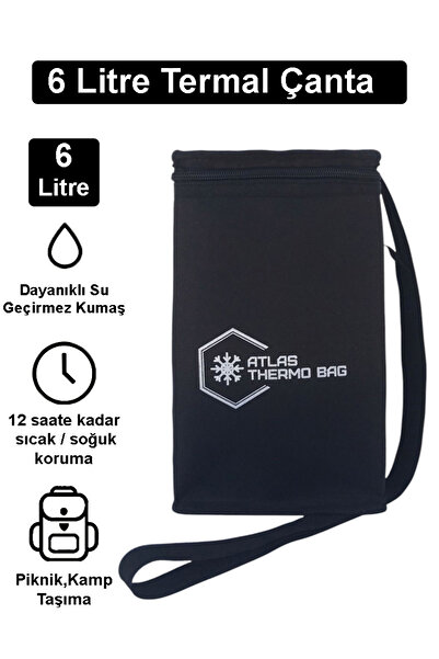 Wallery Bags 6 Litre Isı Yalıtımlı Kamp Piknik Termos Sıcak Soğuk Termal Çanta