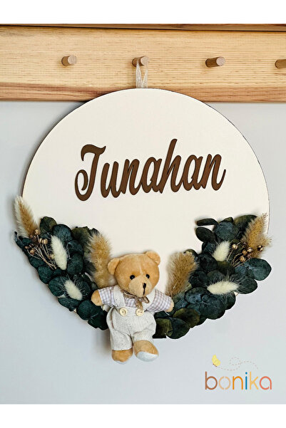 Bonika İstediğiniz İsmi Yazıyoruz - Bebek Kapı süsü