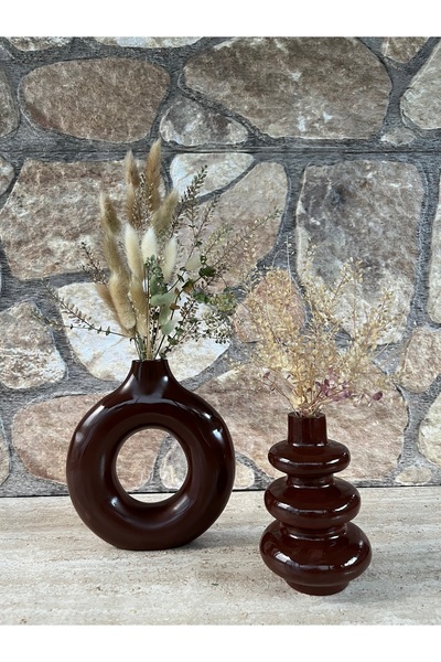 ERGİNCİ HOME Βάζο Σκανδιναβικού Στυλ Μποέμ 2 τεμαχίων Δώρο Pinterest Διακοσμη...