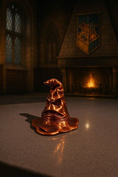 MOON SİRİUS Harry Potter Seçmen Şapka Anahtarlık – 3D El Yapımı Sihirli Dekor...