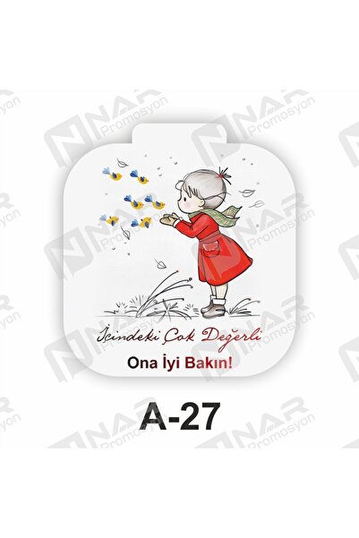 Nar Promosyon 30 Adet Hediyelik Cep Aynası - Uv Baskılı Özel Gün Hediyesi - A...