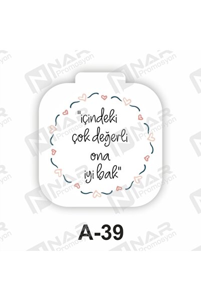 Nar Promosyon 50 Adet Hediyelik Cep Aynası - Uv Baskılı Özel Gün Hediyesi - A...