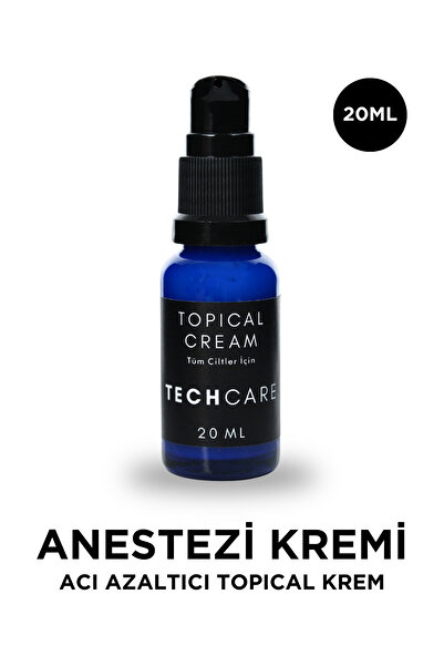 Tech Care Acı Azaltıcı Anestezi Topikal Krem Lazer Epilasyon Ağda Dolgu Prp Kalıcı Makyaj 20ML